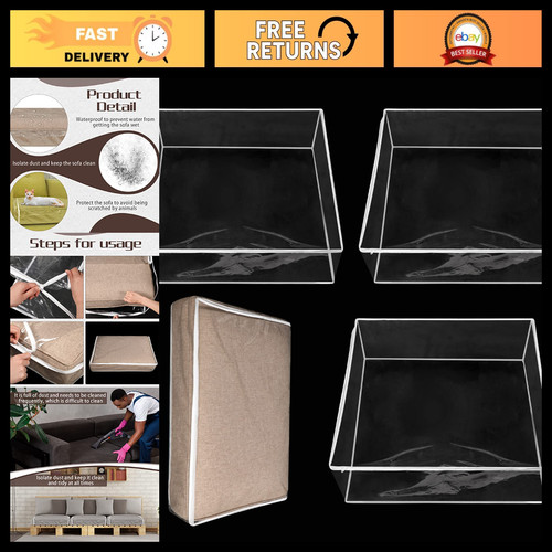 Waterproof clear plastic - clear, couch