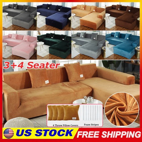 Seater elastic sofa cover - 3+4,